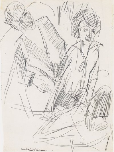 Three Women by Ernst Ludwig Kirchner